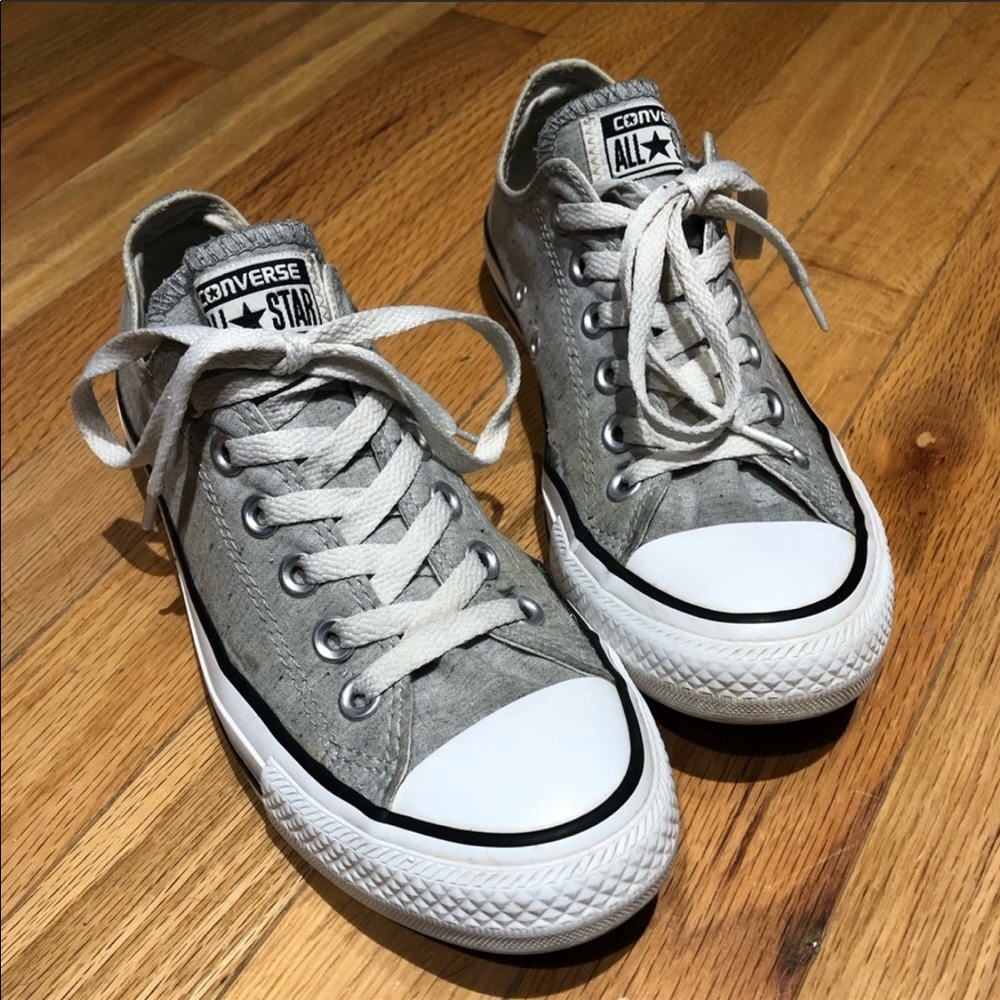 Converse, heathered gray women’s size 7